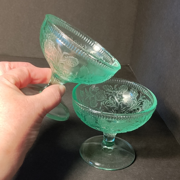 VASELINE SHERBET GLASSES⭐ - Picture 3 of 9